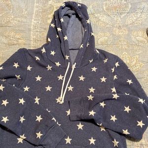 Star long-sleeve hoodie